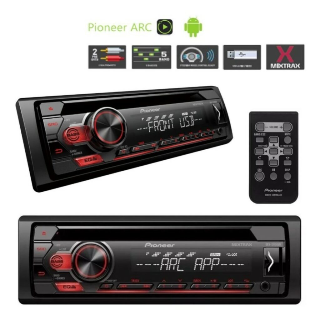 pioneer retro car radio