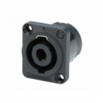 HYBRID SPEAKON FEMALE CHASSIS RECTANGULAR 26X31MM