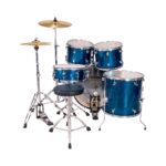 HYBRID DRUM SET 5PCE LAZER BLUE - Image 2